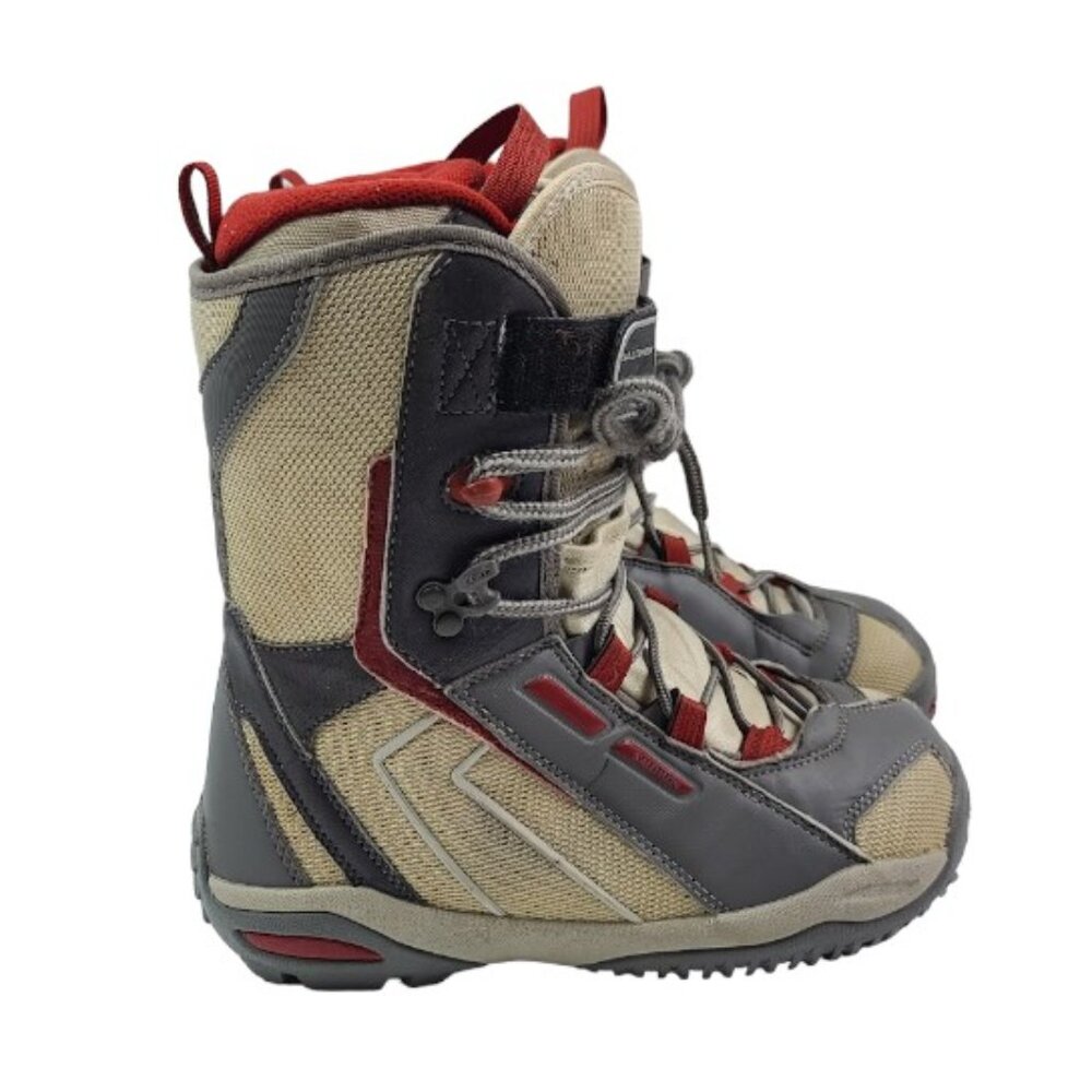 Salomon Women's Tan Black Ivy Insulated All Trek Snowboarding Boots Size 6.5